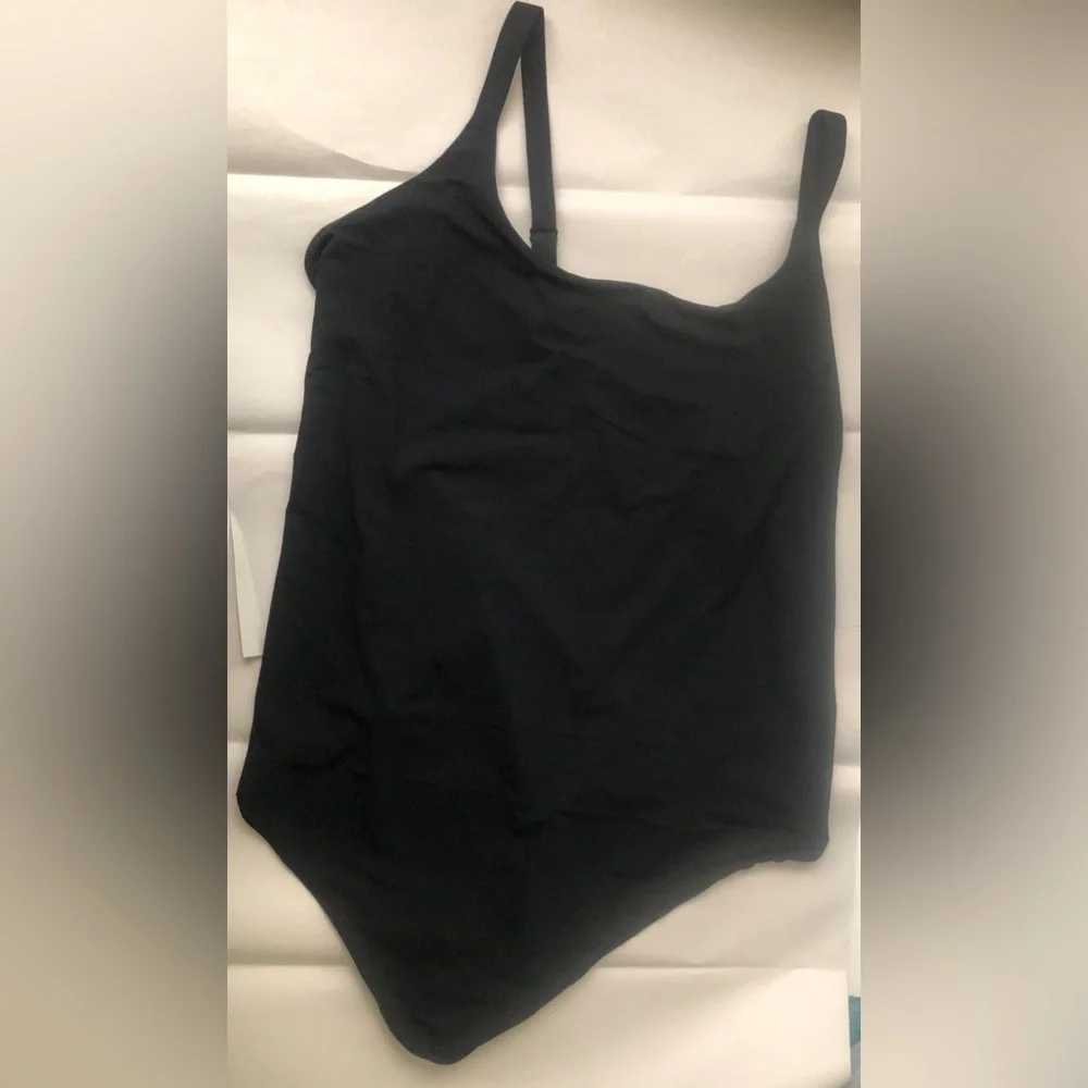 Auden Black Thong Bodysuit